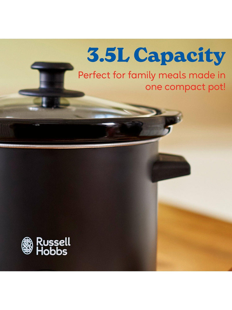 Russell Hobbs 3.5L black slow cooker, UK version