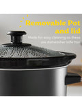 Russell Hobbs 3.5L black slow cooker, UK version