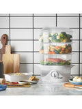 Russell Hobbs 3-tier steamer white 9L British product