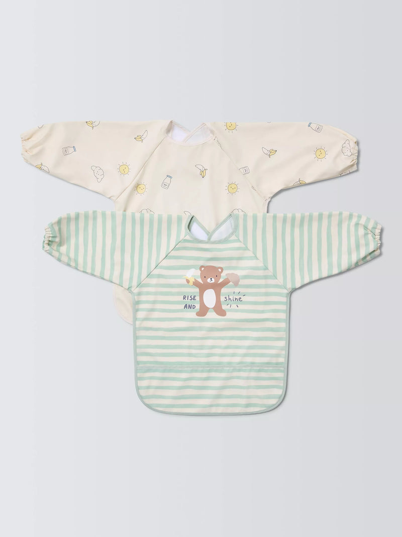 John Lewis weaning bibs pack of 2 cotton - British product