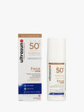 Ultrasun face tinted SPF 50+ sun cream 50ml, imported from the UK