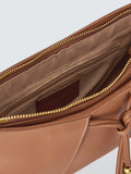 John Lewis Juno faux leather crossbody bag in tan (British brand)