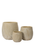 Kaemingk outdoor planters set of 3 natural - British product
