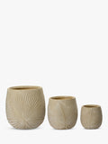 Kaemingk outdoor planters set of 3 natural - British product