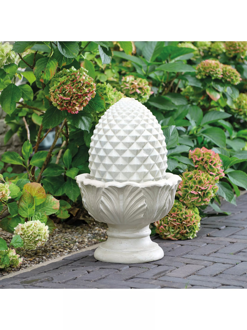 Kaemingk Artichoke LED water feature H53cm, UK version