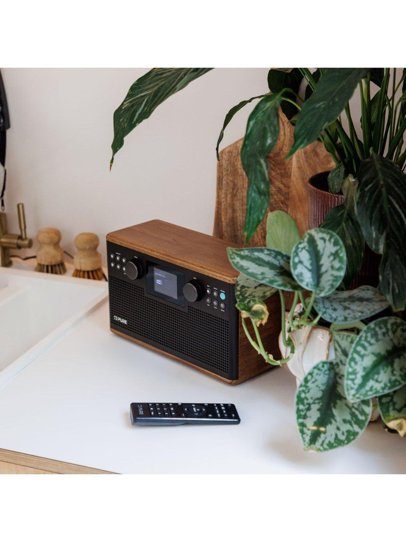 Pure Classic H6 stereo Bluetooth radio Walnut - British product