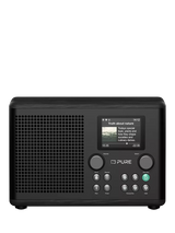 John Lewis Pure Classic H4i DAB+/FM/Internet Bluetooth Radio, Black- Buy online at McGrocer