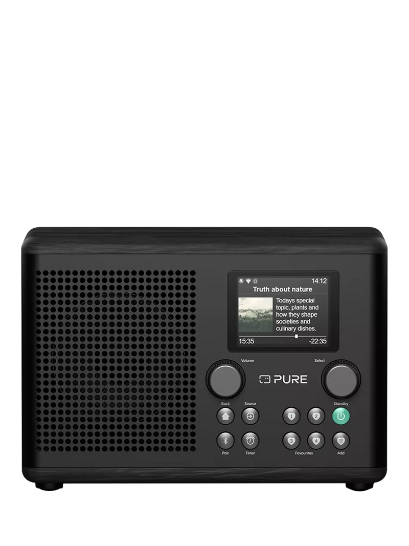 Pure Classic H4i DAB+/FM/Internet Bluetooth radio, black (British brand)