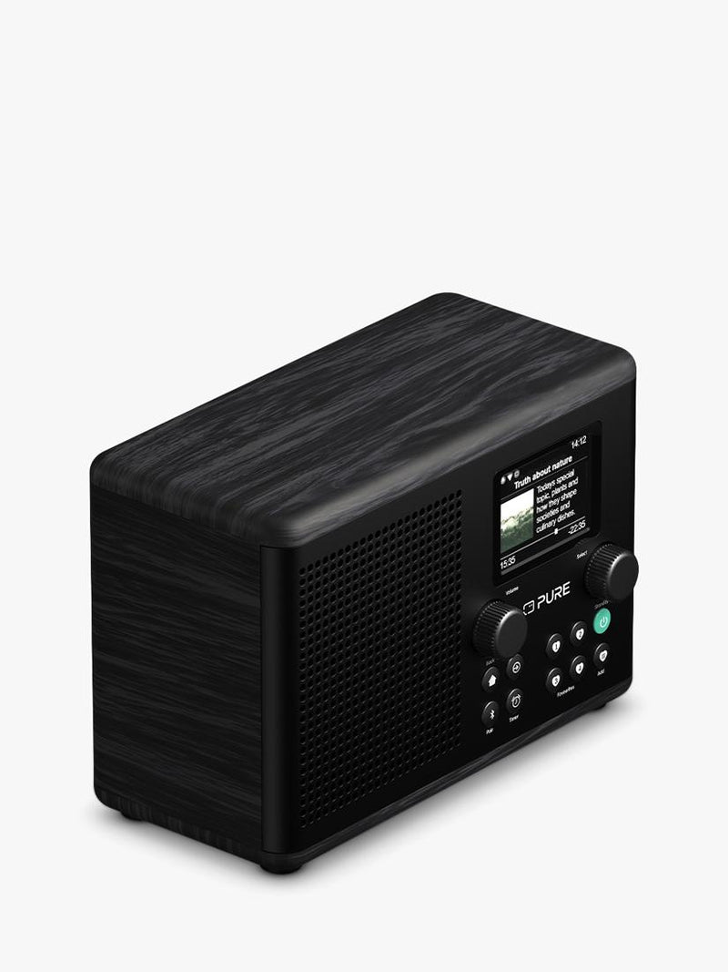 Pure Classic H4i DAB+/FM/Internet Bluetooth radio, black (British brand)