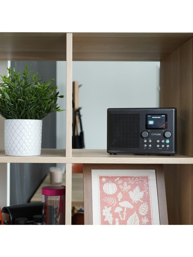 Pure Classic H4i DAB+/FM/Internet Bluetooth radio, black (British brand)