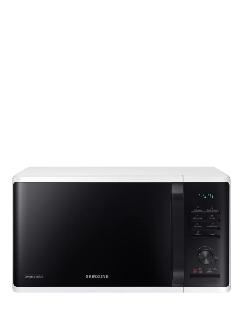 Samsung 23L freestanding microwave white (British brand)