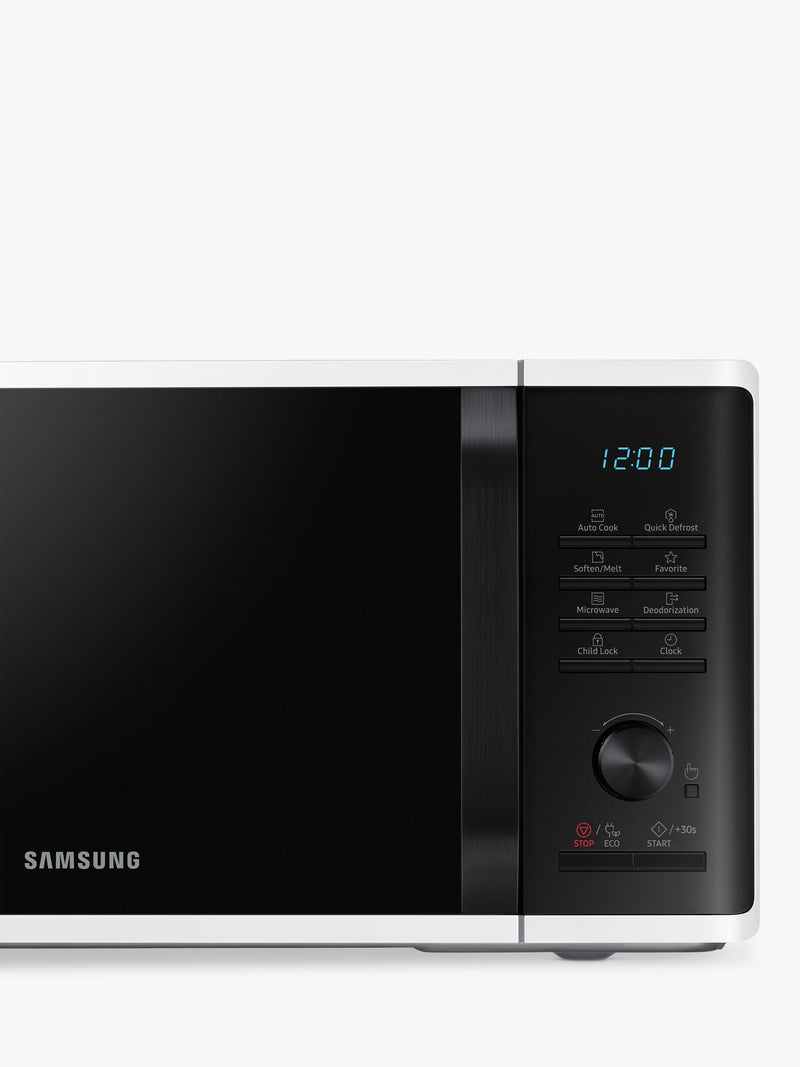 Samsung 23L freestanding microwave white (British brand)