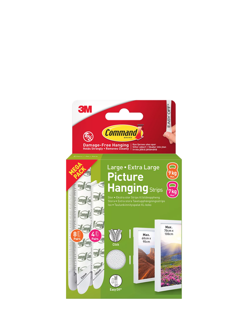 Command picture hanging strips large extra large kit (British brand)