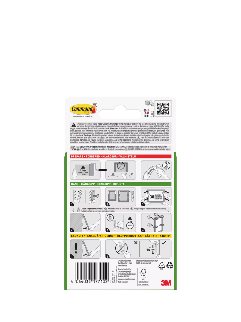 Command picture hanging strips large extra large kit (British brand)