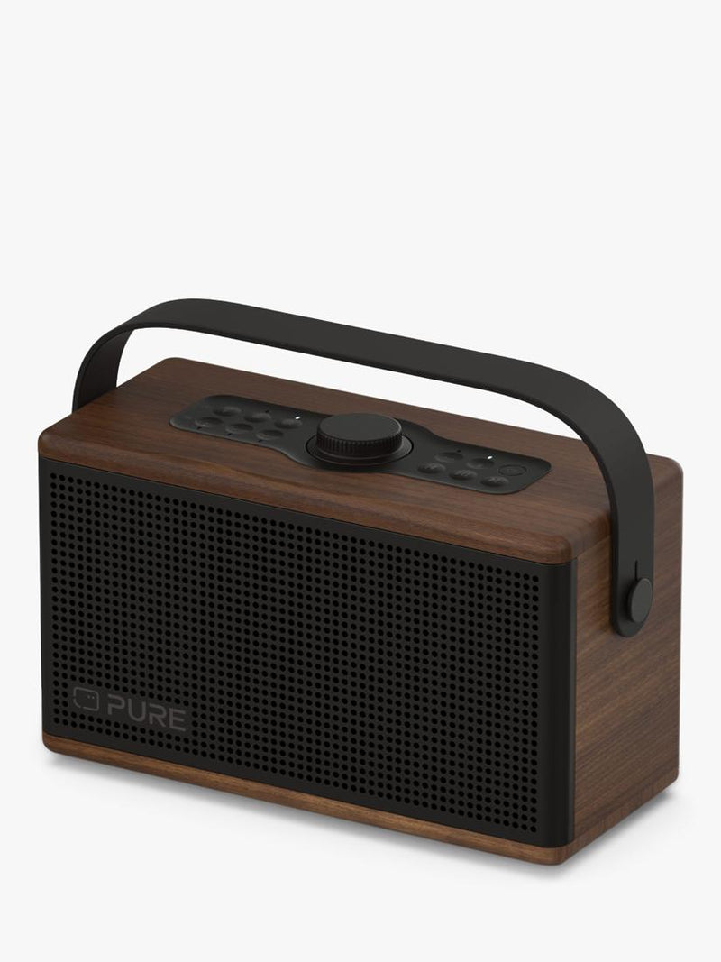 Pure Classic Aura Bluetooth speaker, Walnut (British brand)
