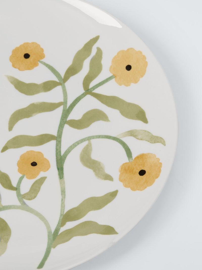 John Lewis fine china dinner plate 26.7cm with floral design - British product