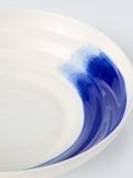 John Lewis Harbour low serving bowl 30cm white blue - British product