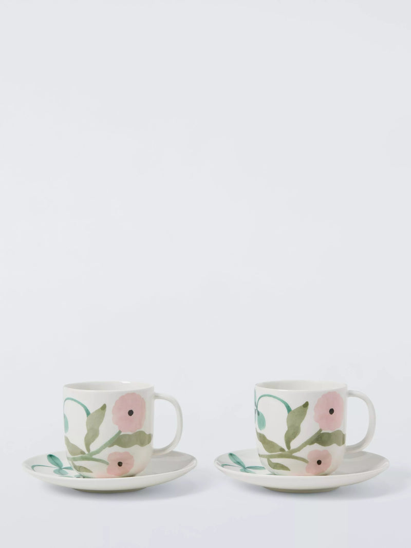 John Lewis Anine Iversen fine china teacup set 240ml - British product