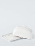 John Lewis Dine porcelain butter dish white, imported from the UK