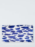 John Lewis coastal fine china rectangular platter white navy 29cm - British product