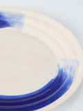 John Lewis stoneware oval platter cream blue 37cm - British product