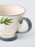 John Lewis hand painted floral stoneware teacup 380ml, UK version