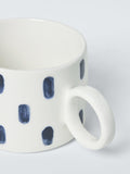 John Lewis blue stoneware mug 320ml, UK version