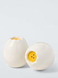John Lewis stoneware egg salt and pepper shakers, UK version