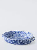 John Lewis oval stoneware serving dish 34cm cobalt, imported from the UK