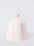 John Lewis hand painted stripe sugar pot 200ml - British product