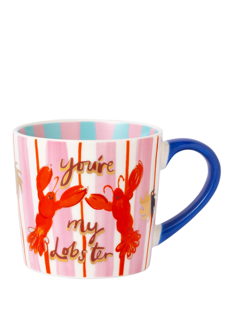 Eleanor Bowmer new bone china lobster mug 300ml, imported from the UK