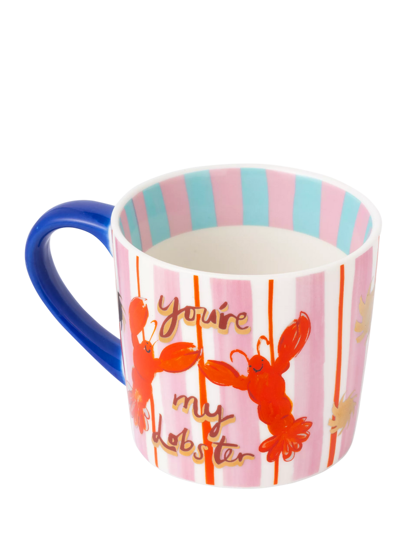 Eleanor Bowmer new bone china lobster mug 300ml, imported from the UK