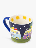 Eleanor Bowmer new bone china mug camper van 300ml - British product