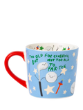 Eleanor Bowmer Too Old for Clubbing mug 300ml (British brand)