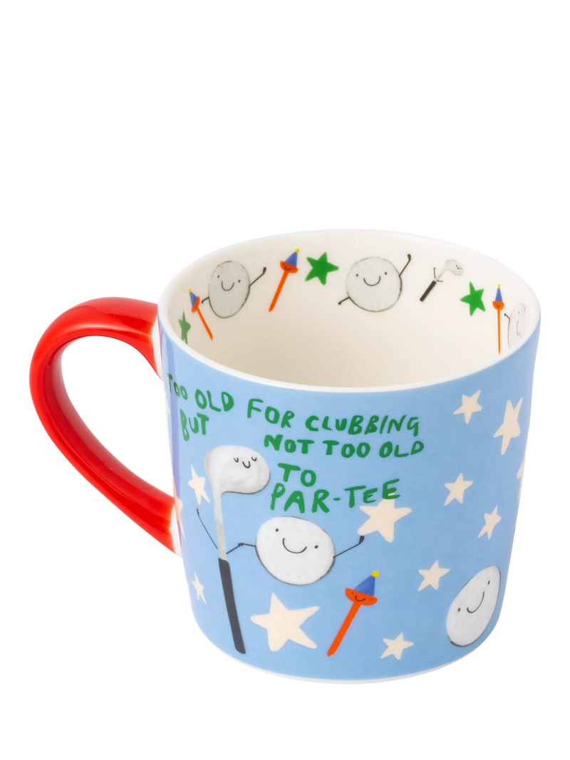 Eleanor Bowmer Too Old for Clubbing mug 300ml (British brand)