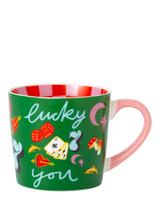 John Lewis Eleanor Bowmer Lucky You New Bone China Mug 300ml- Buy online at McGrocer