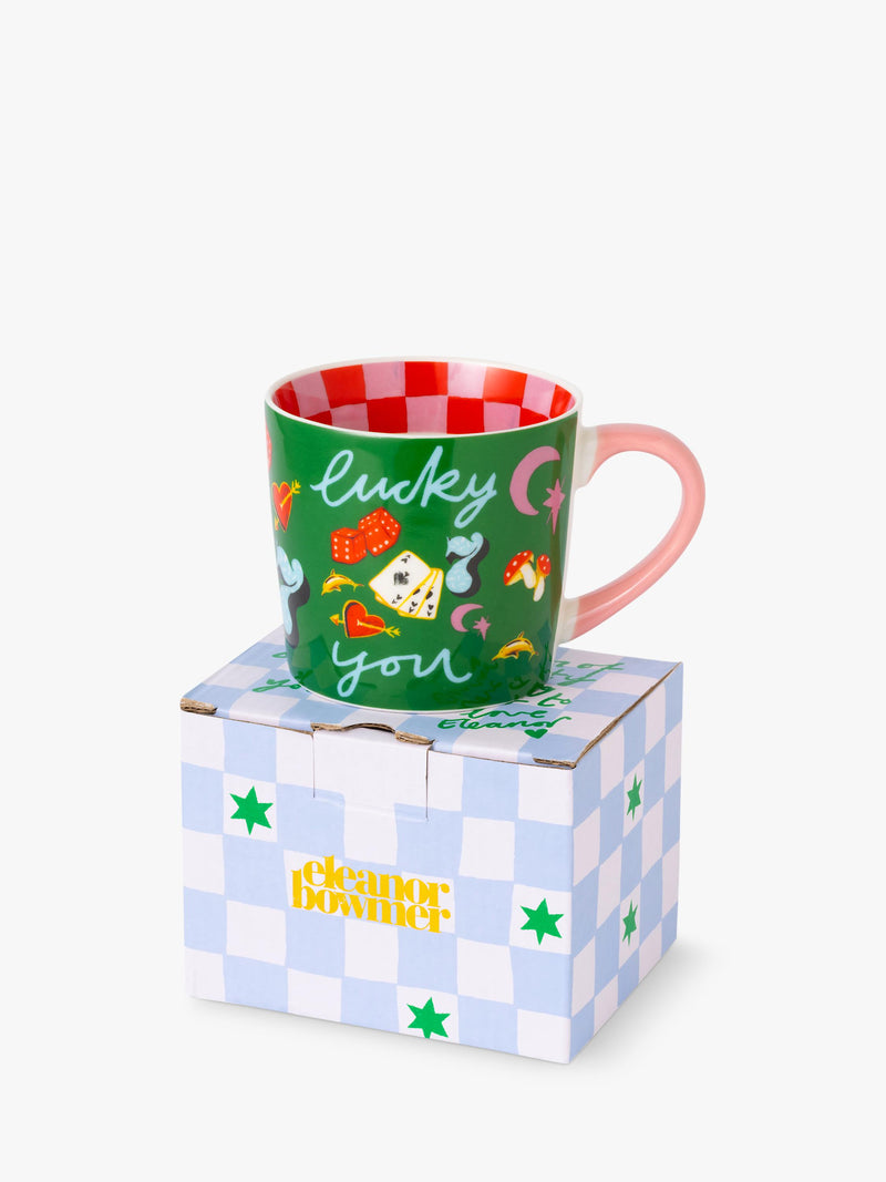 Eleanor Bowmer Lucky You mug 300ml (British brand)