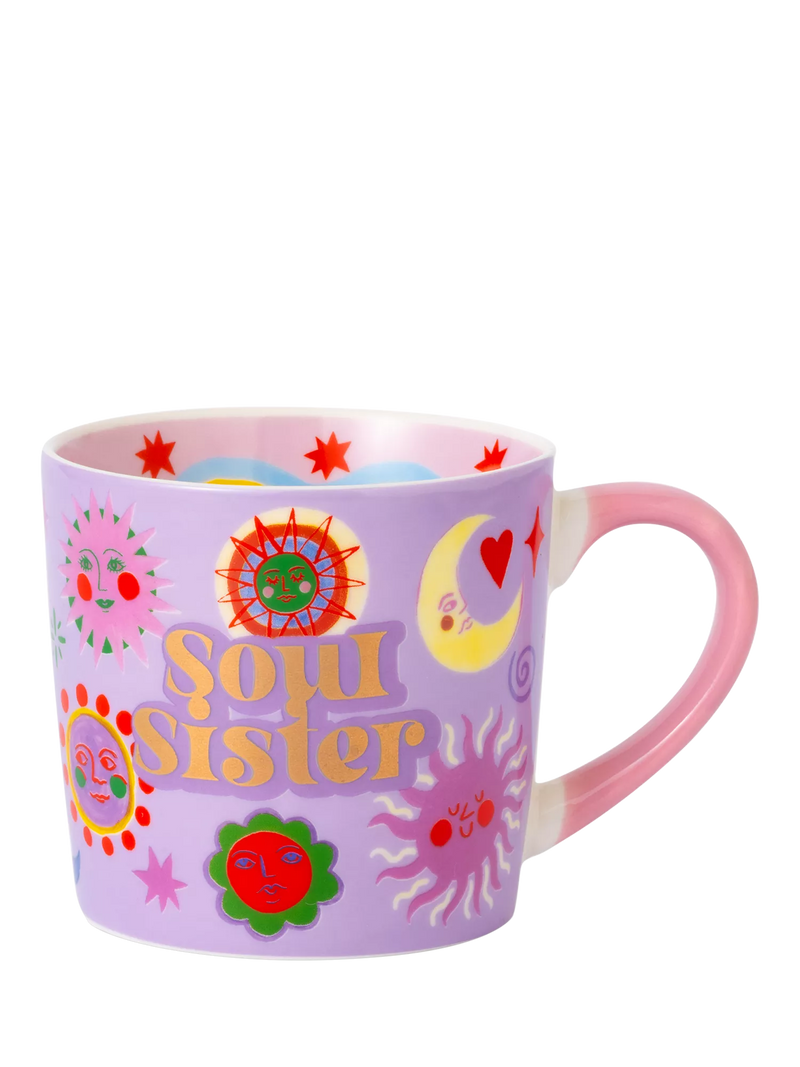 Eleanor Bowmer Soul Sister mug 300ml, imported from the UK