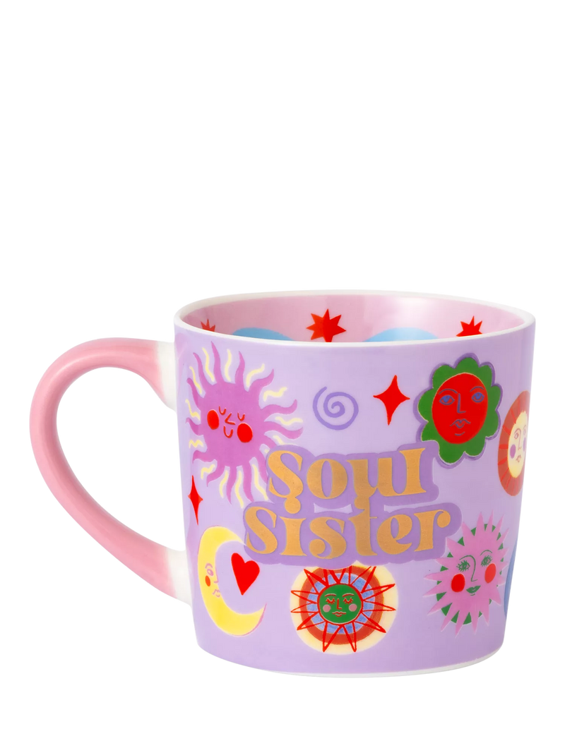 Eleanor Bowmer Soul Sister mug 300ml, imported from the UK