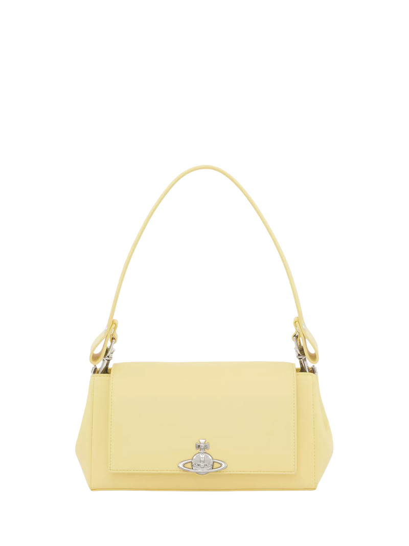 Vivienne Westwood Hazel Medium Shoulder Bag, Pastel Yellow