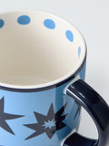 John Lewis stoneware mug blue 385ml, imported from the UK