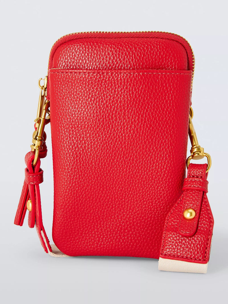 John Lewis faux leather crossbody phone bag, UK version