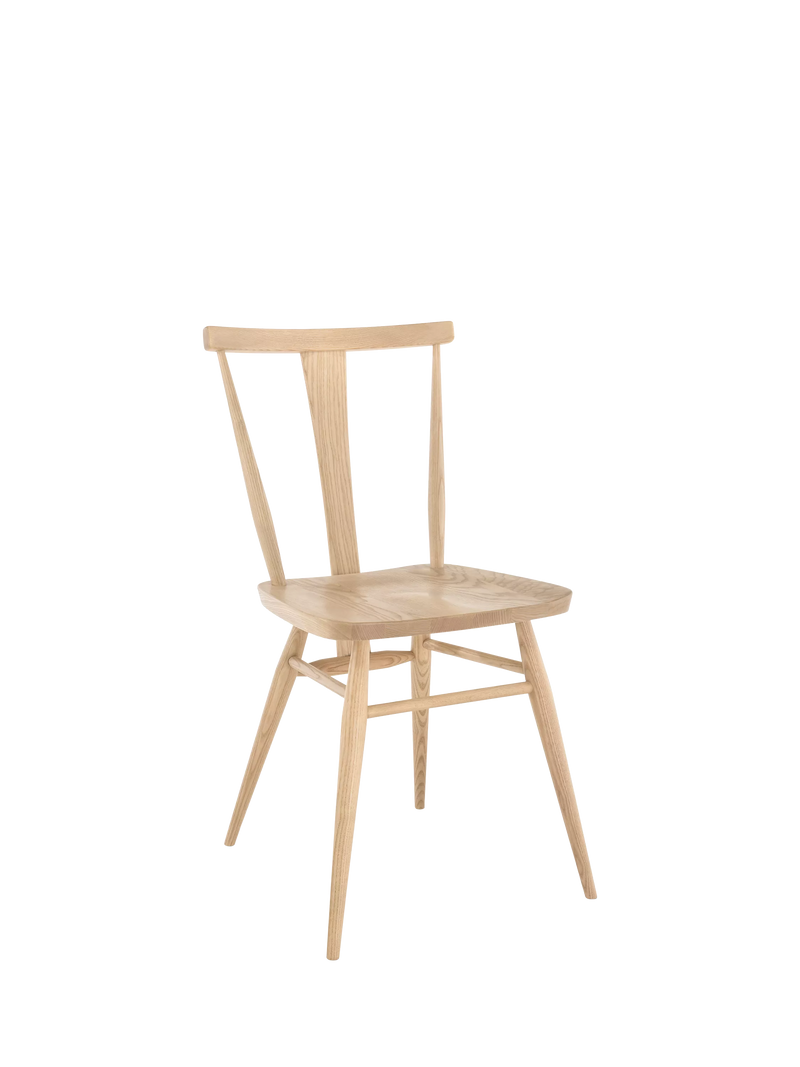 ercol Ashridge wood dining chair vintage stain - British product