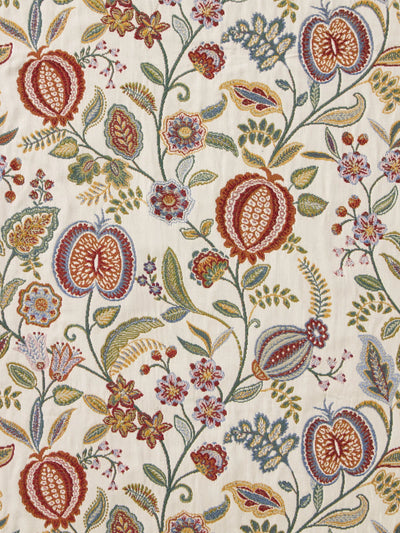 John Lewis John Lewis Amalia Floral Jacquard Furnishing Fabric, Multi- Buy online at McGrocer