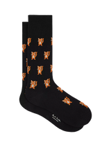 John Lewis Paul Smith Cotton Blend Cat Ankle Socks Black- Buy online at McGrocer