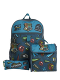 Brand Threads 5pc Hogwarts backpack school set (British brand)