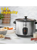 Russell Hobbs rice cooker steamer 1.8L stainless steel - British product