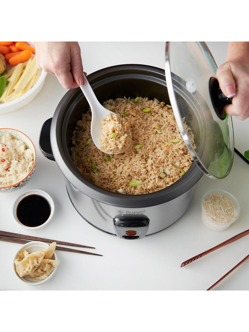 Russell Hobbs rice cooker steamer 1.8L stainless steel - British product