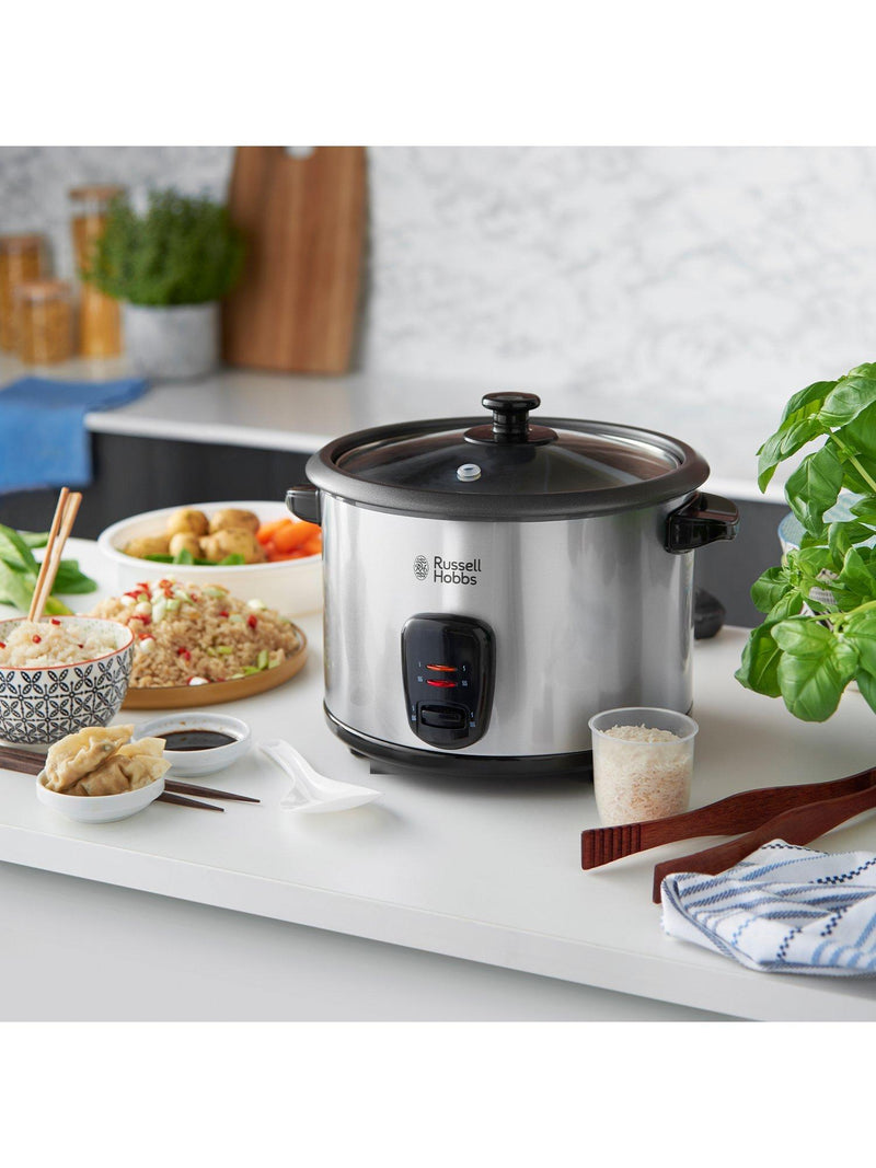 Russell Hobbs rice cooker steamer 1.8L stainless steel - British product