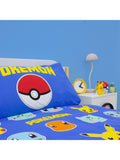 Pokémon reversible duvet cover set for single bed (British brand)